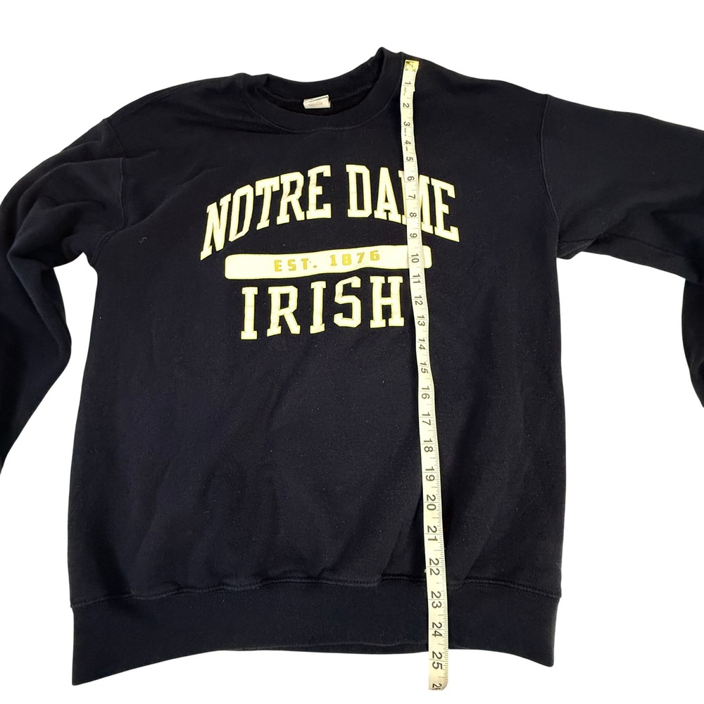 Notre Dame Fighting Irish Crewneck Sweatshirt Navy Gold Unisex Adult Est. M - Picture 4 of 8